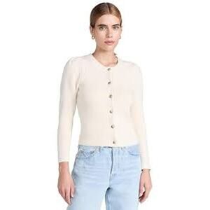 AYR Uptown Girl Cardigan Sweater SUSTAINABLE ORGANIC Cotton Size Medium M